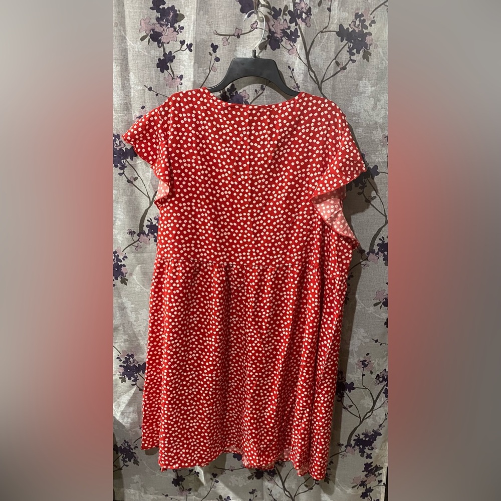 Cute red dress NWOT - Picture 2 of 3